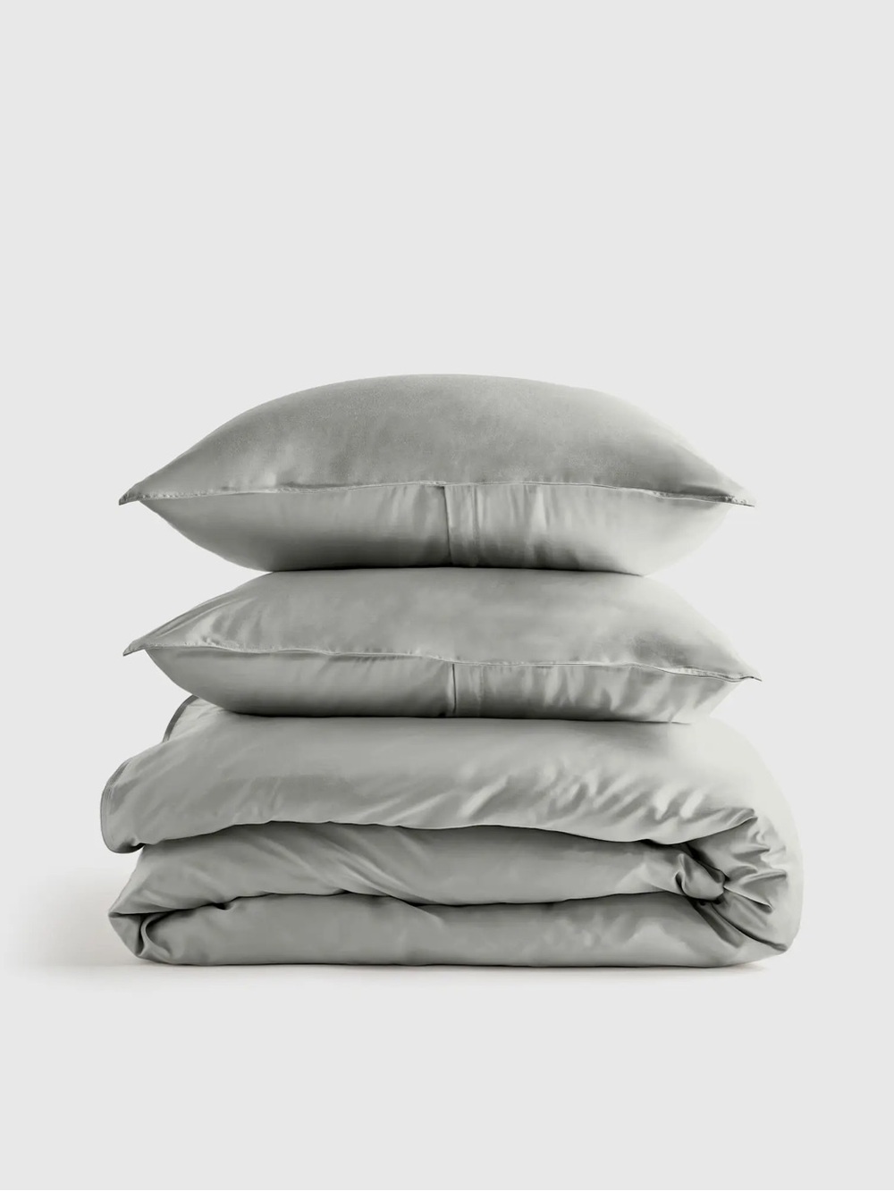 QUINCE Bamboo Duvet Cover Set King/Cal King Eucalyptus 0553